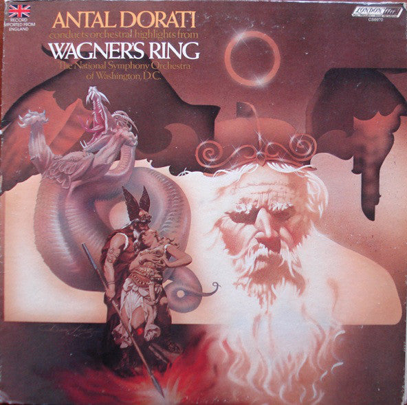 Richard Wagner / Antal Dorati Conducting National Symphony Orchestra Of Washington, D.C.‎ Antal Dorati Conducts Orchestral Highlights From Wagner&