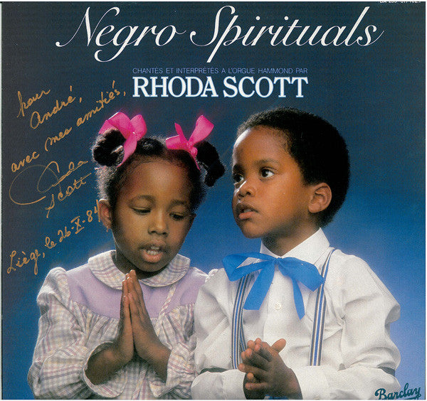 Rhoda Scott / Negro Spirituals (Chantés Et Interprétés A L&
