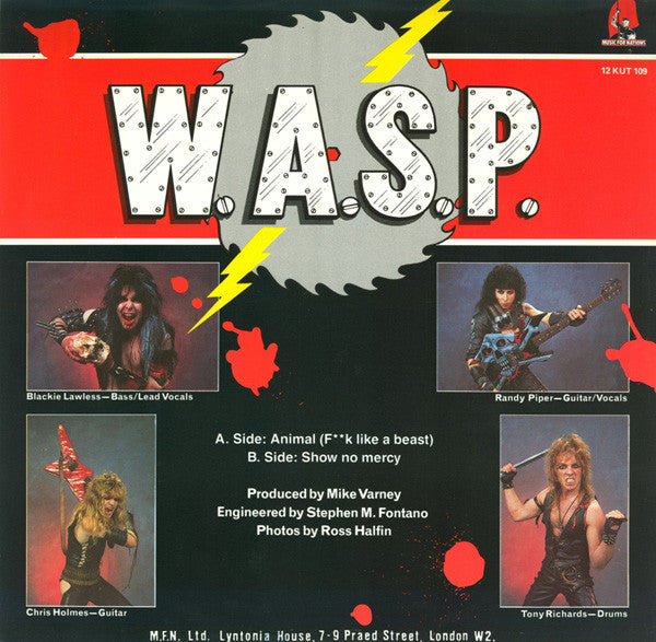 W.A.S.P. / Animal (F**k Like A Beast) - LP 12&
