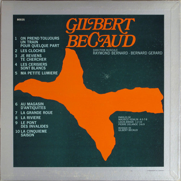 Gilbert Bécaud / We Always Take A Train To Somewhere - LP Used