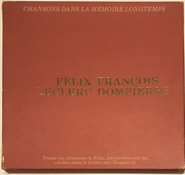 Félix Leclerc, François Dompierre / Songs In Long Memory - 3LP Used box