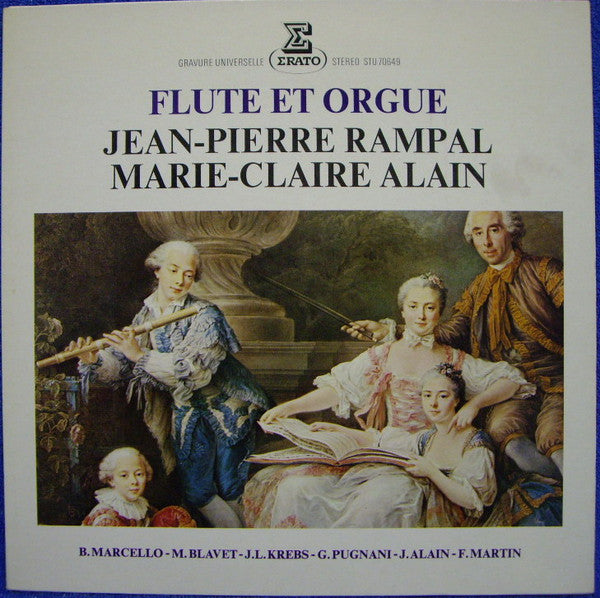 Jean-Pierre Rampal & Marie-Claire Alain / Flûte Et Orgue - LP (used)