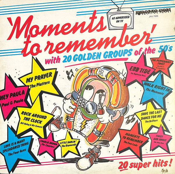 Various / Moments To Remember With 20 Golden Groups Of The 50&