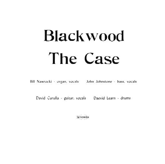 The Case / Blackwood - LP