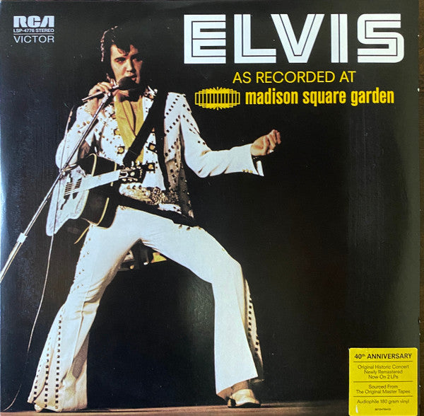 Elvis Presley / Elvis As Recorded At Madison Square Garden - 2LP