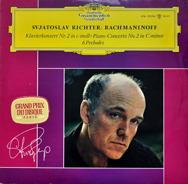 Svjatoslav Richter: Rachmaninoff / Klavierkonzert Nr. 2 In C-moll · Piano-Concerto No. 2 In C Minor - 6 Preludes - LP Used