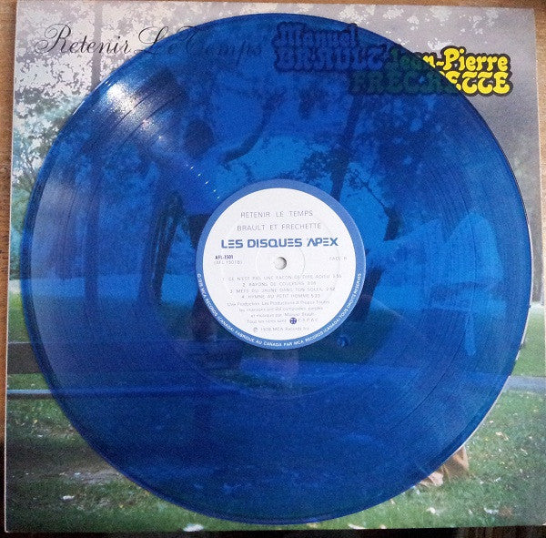 Manuel Brault, Jean-Pierre Frechette / Retenir Le Temps - LP Used BLUE