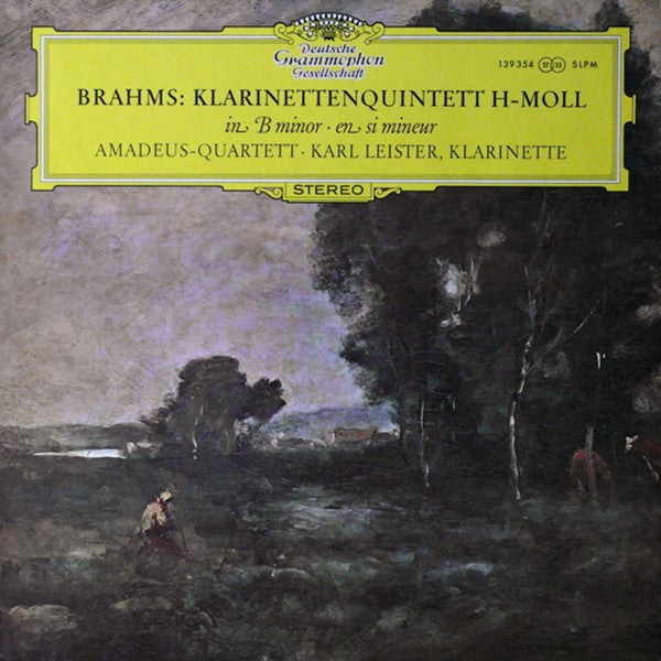 Brahms / Amadeus-Quartett ‧ Karl Leister / Klarinettenquintett H-Moll Op. 115 - LP Used