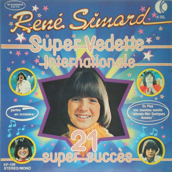 René Simard ‎/ Super Vedette Internationale - 21 Super Succès - LP Used