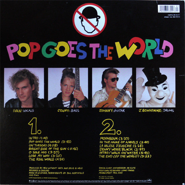 Men Without Hats / Pop Goes The World - LP Used