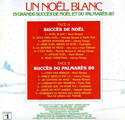 Various ‎/ Un Noël Blanc - 15 Great Christmas Hits From The 80s - LP Used