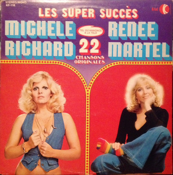 Michèle Richard, Renée Martel ‎/ Les Super Succès - LP Used