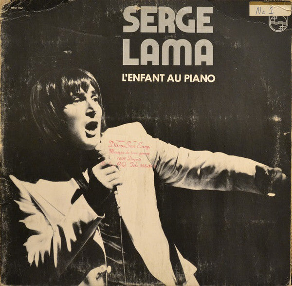 Serge Lama / The Child At The Piano - LP (Used)