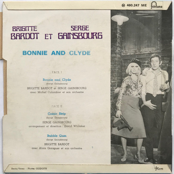 Brigitte Bardot Et Serge Gainsbourg / Bonnie And Clyde - LP Used 7&