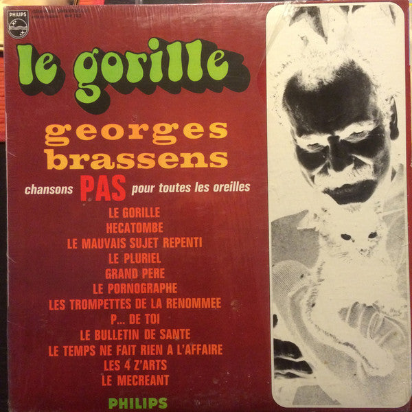 Georges Brassens / The Gorilla: Songs Not For All Ears - LP Used