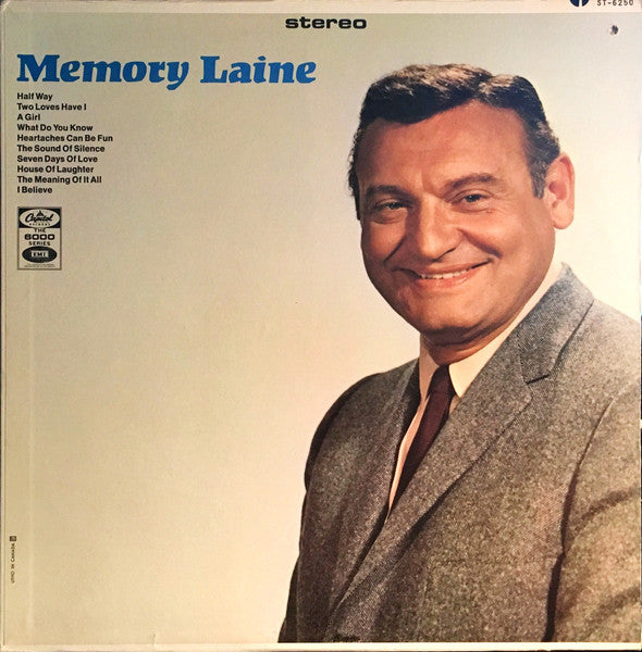 Frankie Laine / Memory Laine - LP Used