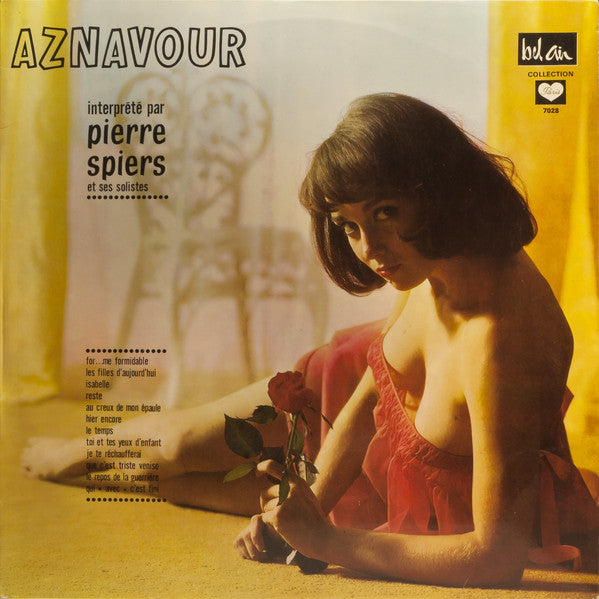 Pierre Spiers Et Ses Solistes ‎/ Viens Plus Près (Aznavour Interprété Par Pierre Spiers Et Ses Solistes) - LP (used)