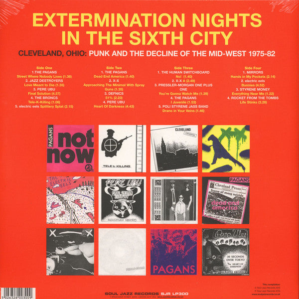 Various / Punk 45: Extermination Nights In The Sixth City! Cleveland, Ohio : Punk And The Decline Of The Mid West 1975 - 82 - LP