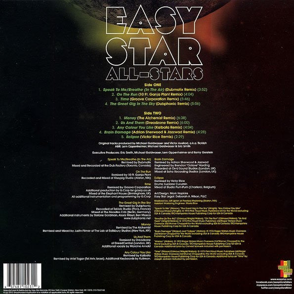 Easy Star All-Stars / Dubber Side Of The Moon - LP