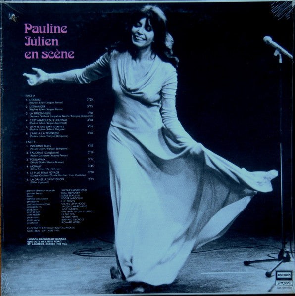 Pauline Julien / On Stage - LP Used