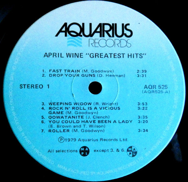 April Wine / The Nature Of The Beast - LP Used Misprint