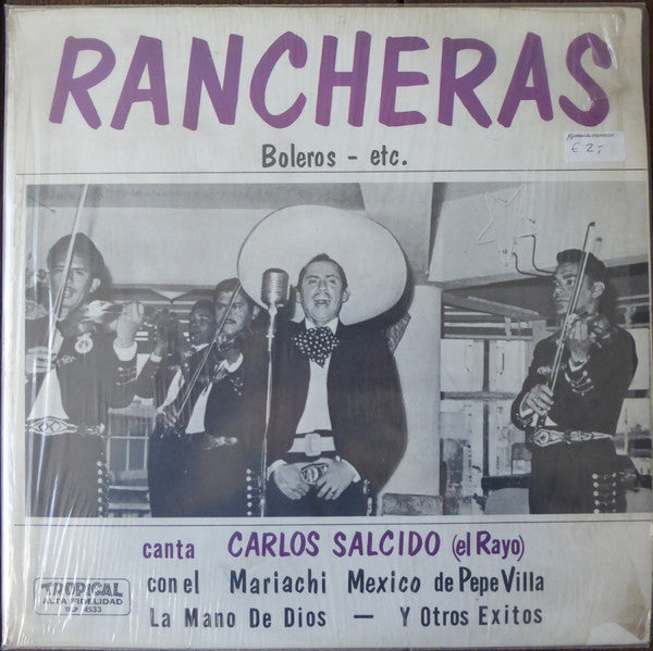 Carlos Salcido Con El Mariachi Mexico De Pepe Villa / Rancheras Boleros Etc. -LP (Used)