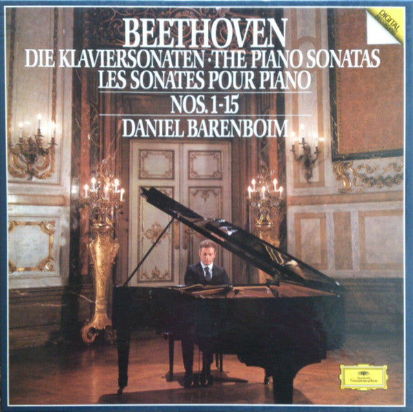 Daniel Barenboim ‎– Beethoven, Die Klaviersonaten, The Piano Sonatas Nos.1 - 15 - 6LP Used