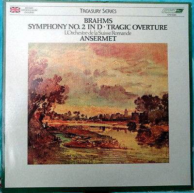 Brahms, Ansermet ∙ Orchester De La Suisse Romande ‎/ Second Symphony ∙ Tragic Overture - LP (used)