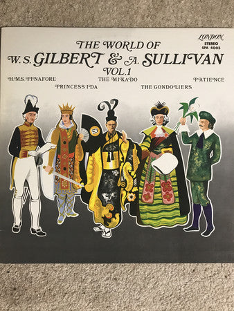 Gilbert &amp; Sullivan ‎/ The World Of WS Gilbert &amp; A.Sullivan Vol.1 - LP (used)