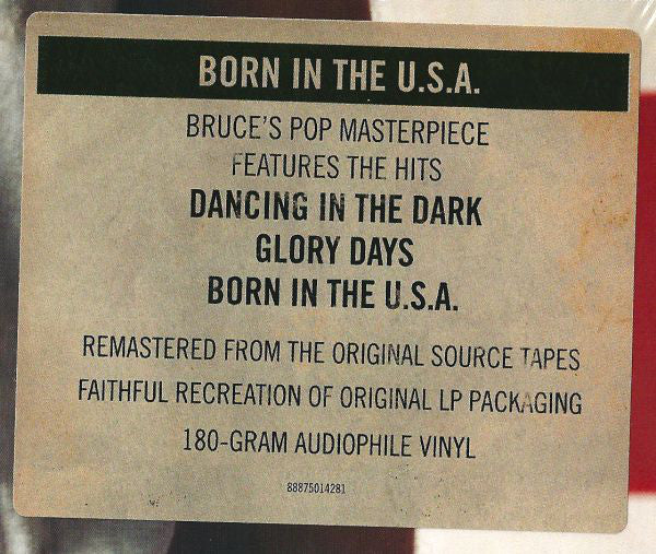 Bruce Springsteen ‎/ Born In The U.S.A. - LP