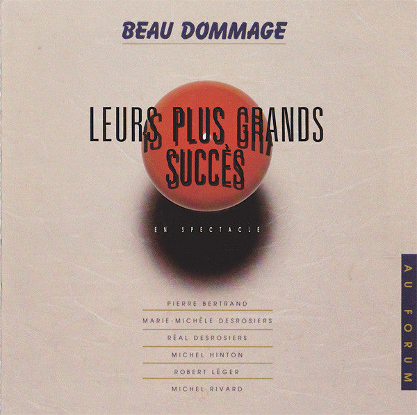 Beau Dommage ‎/ Their Greatest Hits In Show - CD (Used)