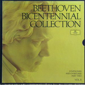 Beethoven* - Herbert Von Karajan, Berlin Philharmonic Orchestra* ‎– Symphonies And Overtures Part Two - LP Used