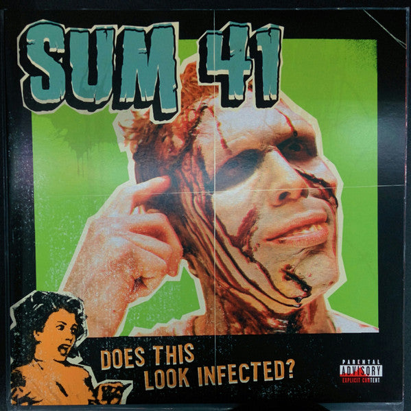 Sum 41 / Does This Look Infected? - LP RED swirls