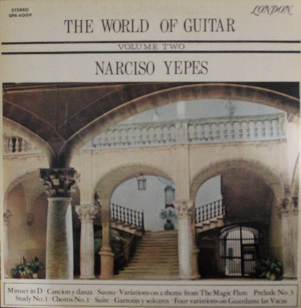 Narciso Yepes ‎–/The World Of The Guitar: Volume Two - LP (used)