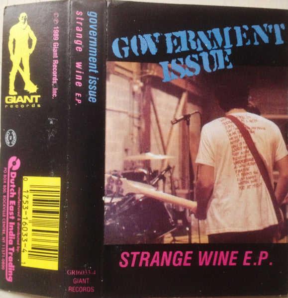 Government Issue / Strange Wine E.P. - K7 (Used)