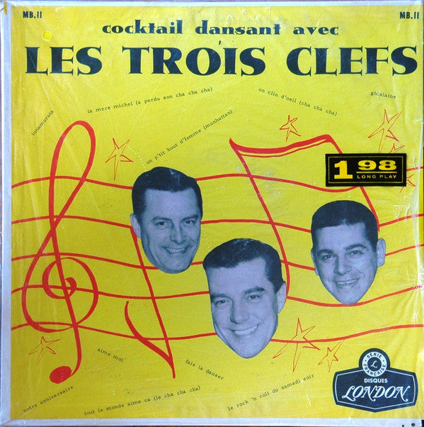 Les Trois Clefs ‎/ Cocktail Dansant - LP Used