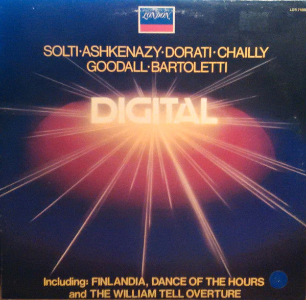 various: Sir Georg Solti, Ashkenazy, Dorati, Chailly, Goodall, Bartoletti ‎– London Digital Sampler - LP Used