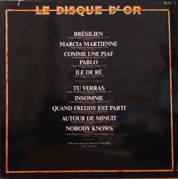 Claude Nougaro / Le Disque D&