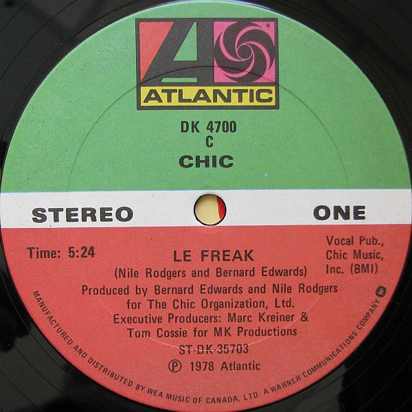 Chic / Le Freak - LP 12&