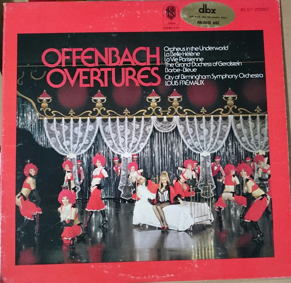 Jacques Offenbach, City Of Birmingham Symphony Orchestra, Louis Frémaux ‎/ Offenbach Overtures - LP Used