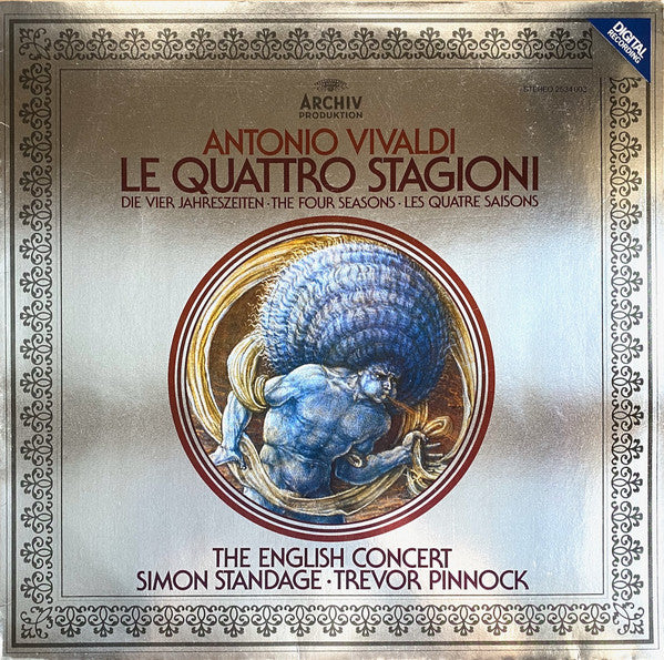 Antonio Vivaldi, The English Concert, Simon Standage, Trevor Pinnock ‎/ Le Quattro Stagioni, Die Vier Jahreszeiten, The Four Seasons, Les Quatre Saisons - LP (used)
