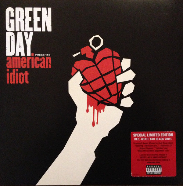 Green Day ‎/ American Idiot - 2LP red/black + white/black