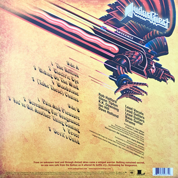 Judas Priest / Screaming For Vengeance - LP PICT DISC