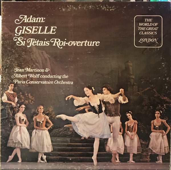Adam / Jean Martinon & Albert Wolff Conducting The Paris Conservatoire Orchestra ‎/ Giselle / Si J&