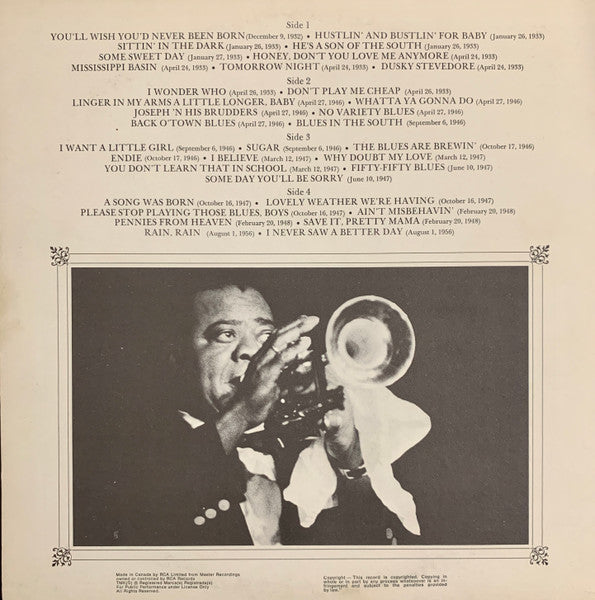 Louis Armstrong / July 4, 1900 : July 6, 1971 - LP (Used)