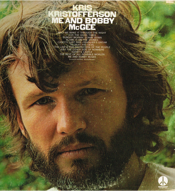 Kris Kristofferson ‎/ Me And Bobby McGee - LP Used