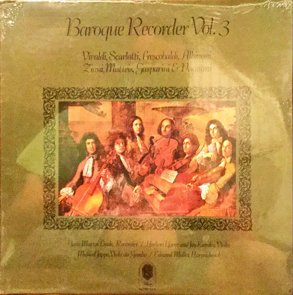 Hans-Martin Linde, Herbert Höver, Jan Kupsky, Michael Jappe, Eduard Müller ‎/ Baroque Recorder Vol. 3 - LP Used