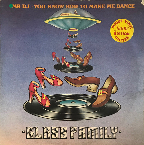 The Glass Family / Mr DJ, You Know How To Make Me Dance - LP Used YELLOW