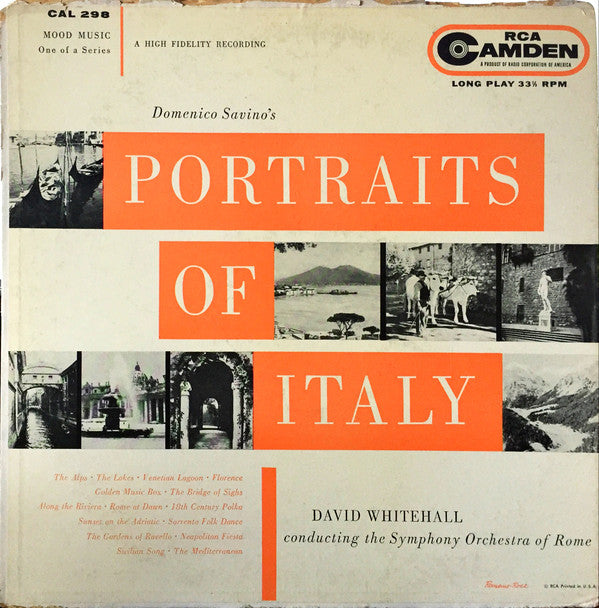 Domenico Savino ‎/ Hi-Fi Portraits Of Italy - LP Used