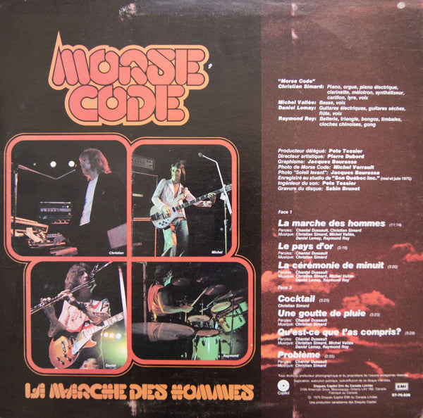 Morse Code / The March Of Men - LP Used